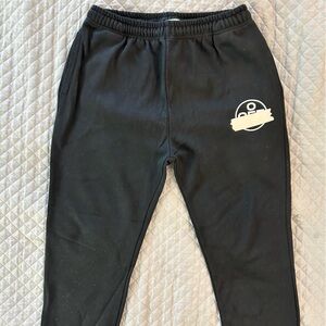 Off-White Black Joggers Sleek Tapered Fit EUC!!! GREAT DEAL!!!